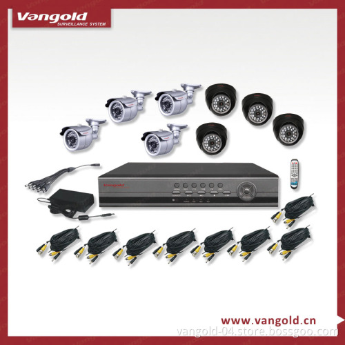 8CH DIY Security Kit with 8PCS CMOS Camera (VG-H7408SK-A)
